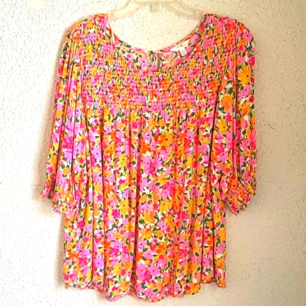 Plus size lightweight rayon blouse size 4x